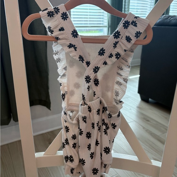 Floral Ruffle Baby Romper - Picture 2 of 2